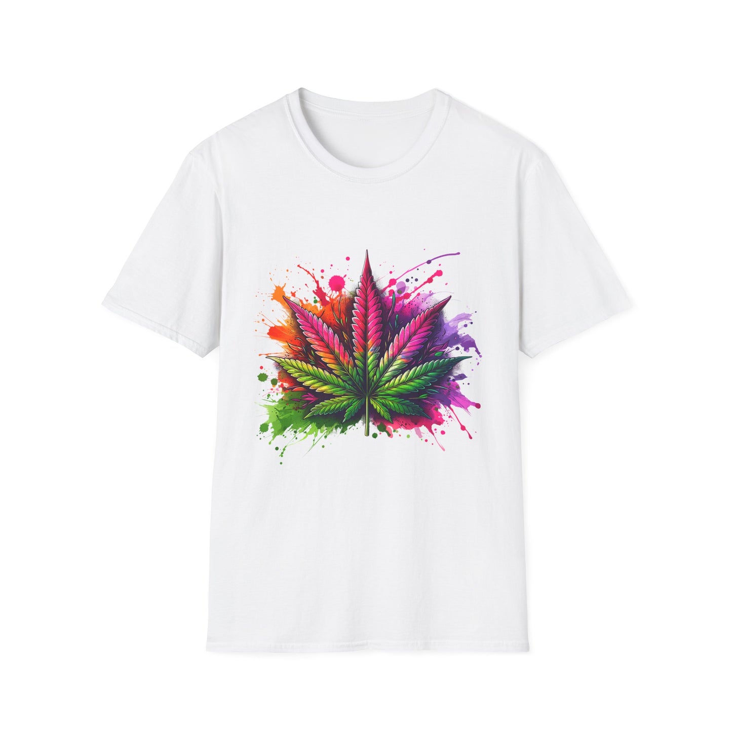 Colorfull Weed Marijuana Herb 420 T-Shirt Design
