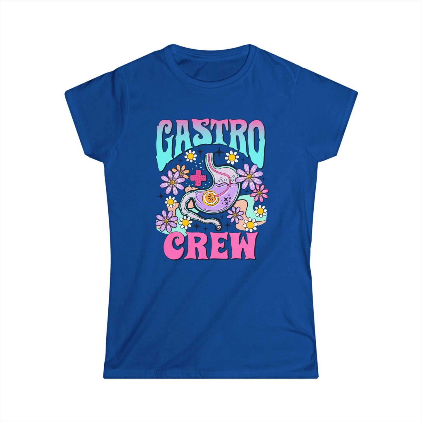 Gastro Crew Women’s Softstyle Tee - 'Castro Crew' Graphic Shirt, Casual Outfit, Summer Fashion, Gift for Friends, Festival Wear