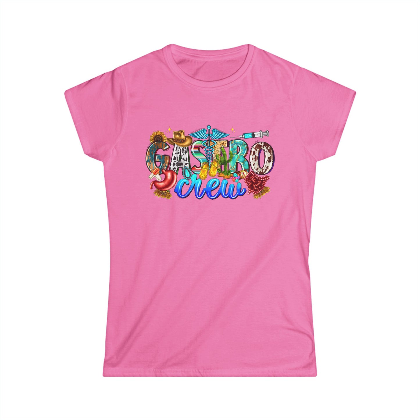 Gastro Women's Softstyle Tee - Graphic Shirt, Casual Outfit, Workplace Fashion, Gift for Friends, Festival Wear