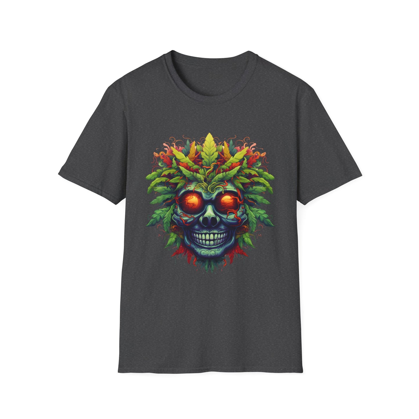 Crazy Weed Man Marijuana Herb 420 T-Shirt Design