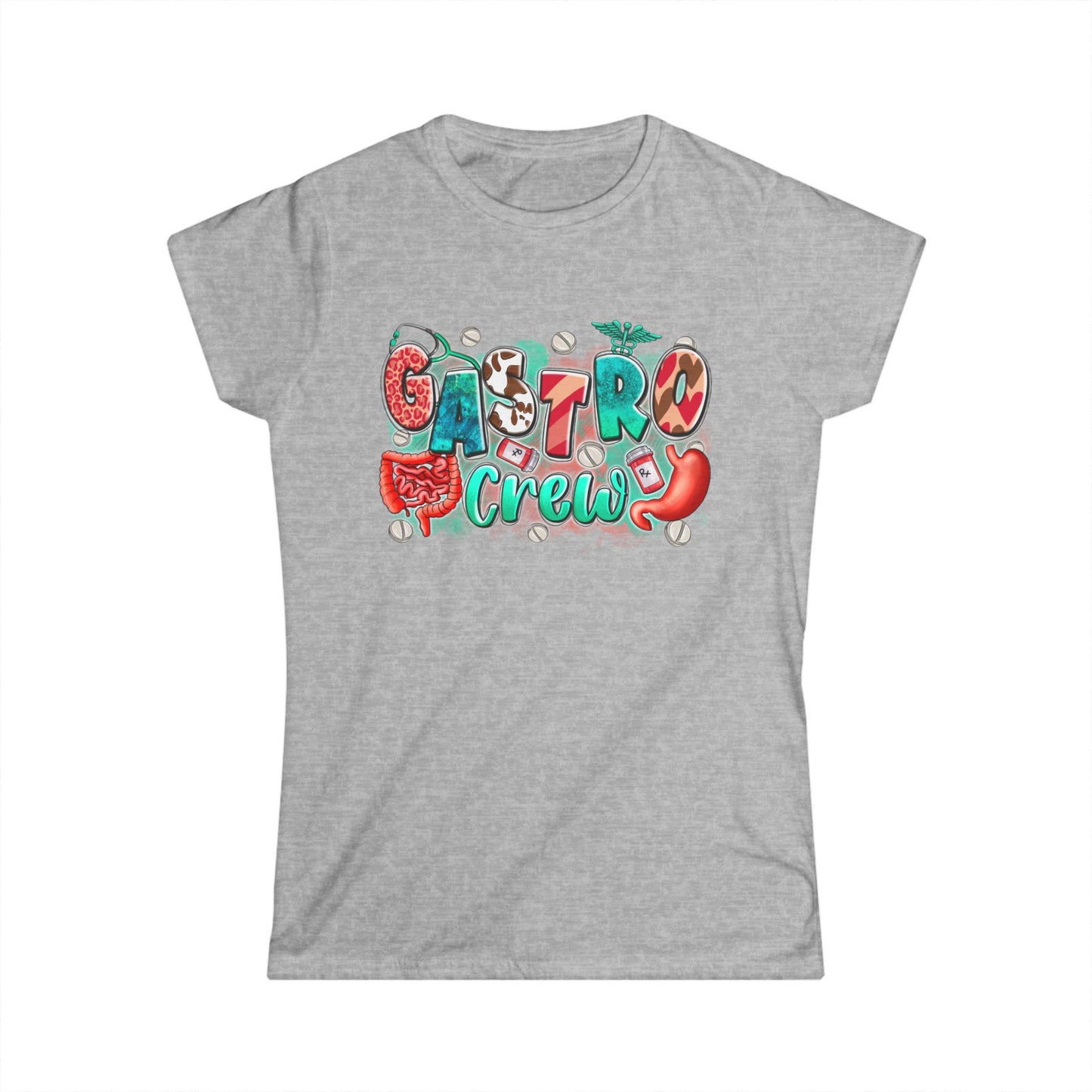 Gastro Women's Softstyle Tee - Graphic Shirt, Casual Outfit, Workplace Fashion, Gift for Friends, Festival Wear