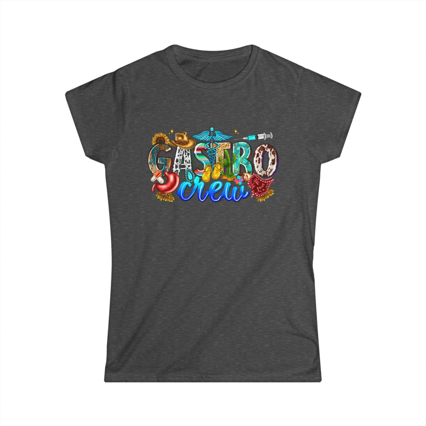Gastro Women's Softstyle Tee - Graphic Shirt, Casual Outfit, Workplace Fashion, Gift for Friends, Festival Wear
