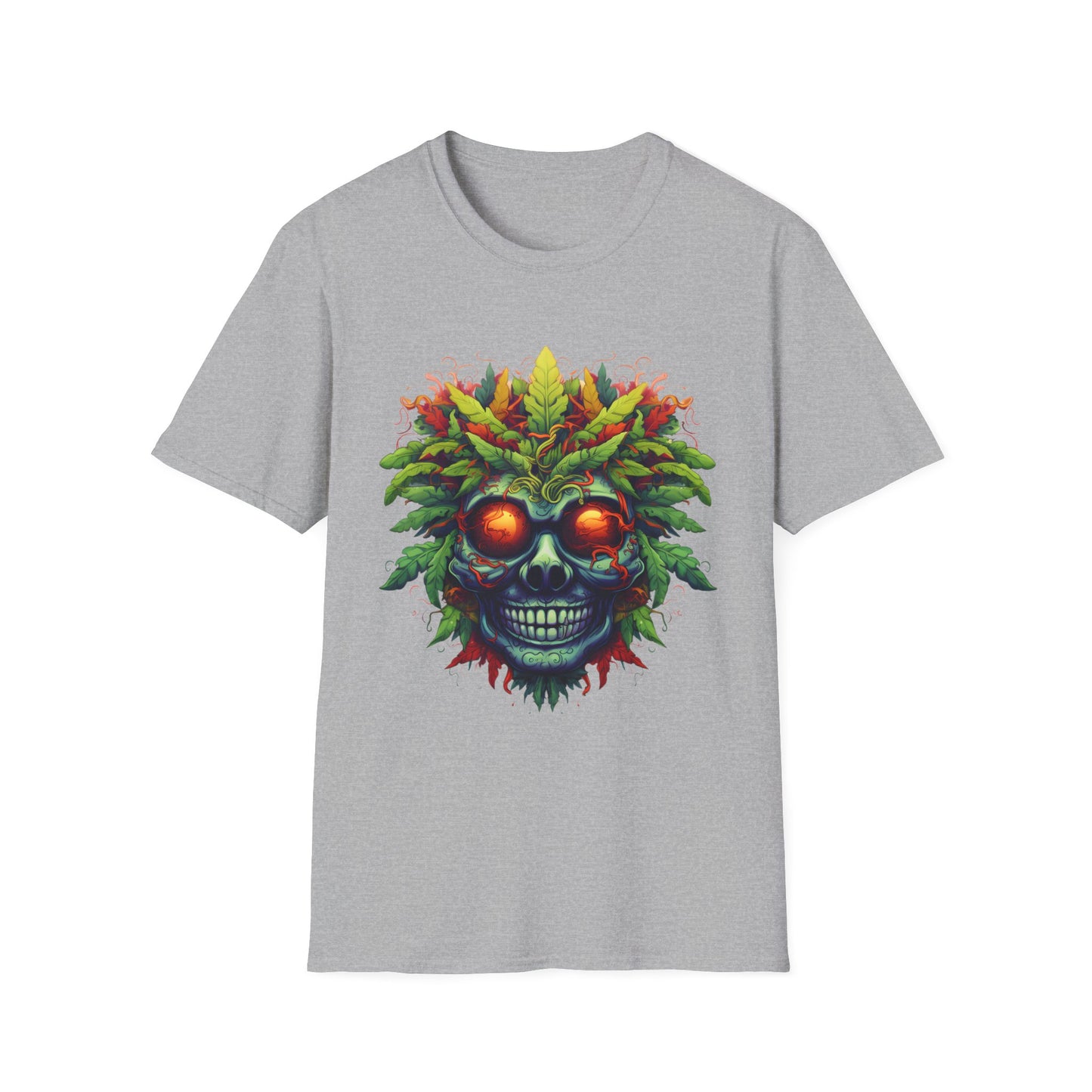 Crazy Weed Man Marijuana Herb 420 T-Shirt Design