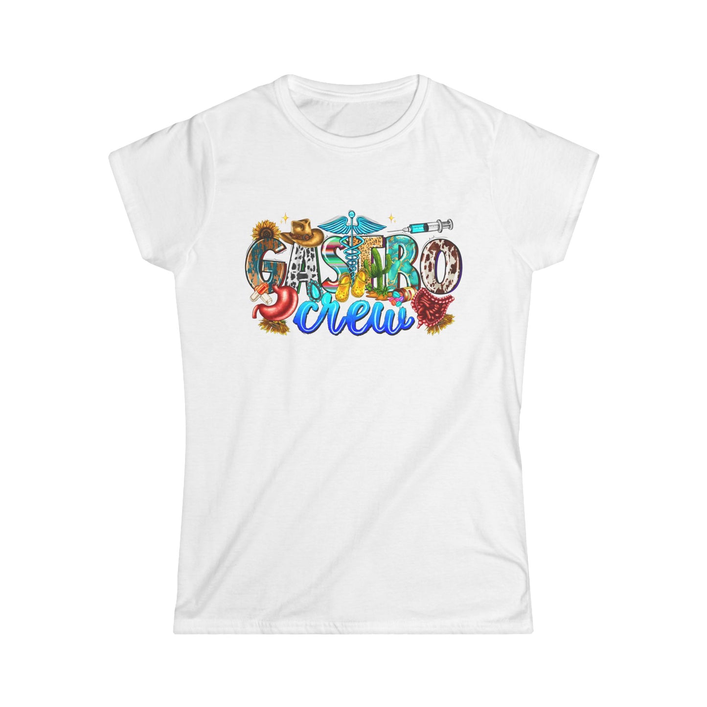 Gastro Women's Softstyle Tee - Graphic Shirt, Casual Outfit, Workplace Fashion, Gift for Friends, Festival Wear