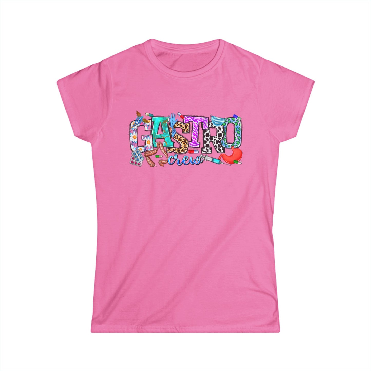 Gastro Women's Softstyle Tee - Graphic Shirt, Casual Outfit, Workplace Fashion, Gift for Friends, Festival Wear