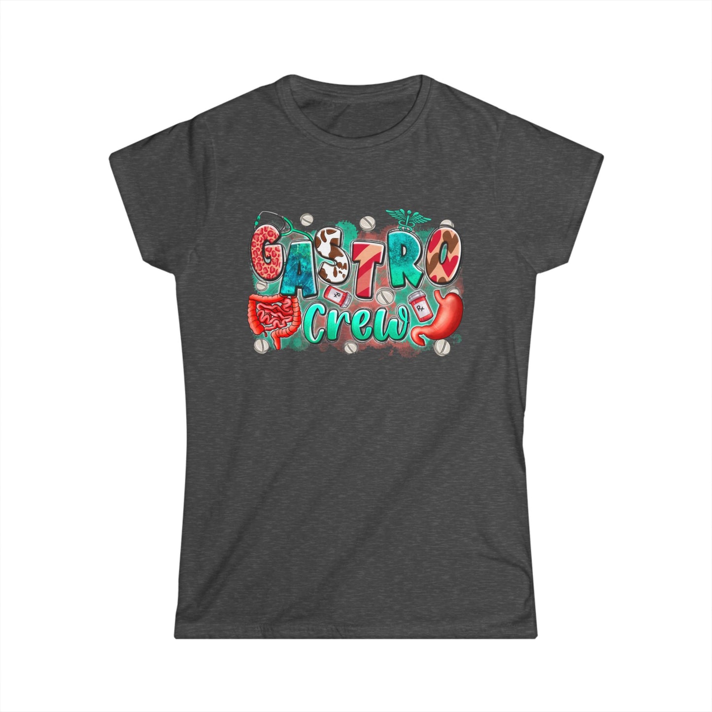 Gastro Women's Softstyle Tee - Graphic Shirt, Casual Outfit, Workplace Fashion, Gift for Friends, Festival Wear