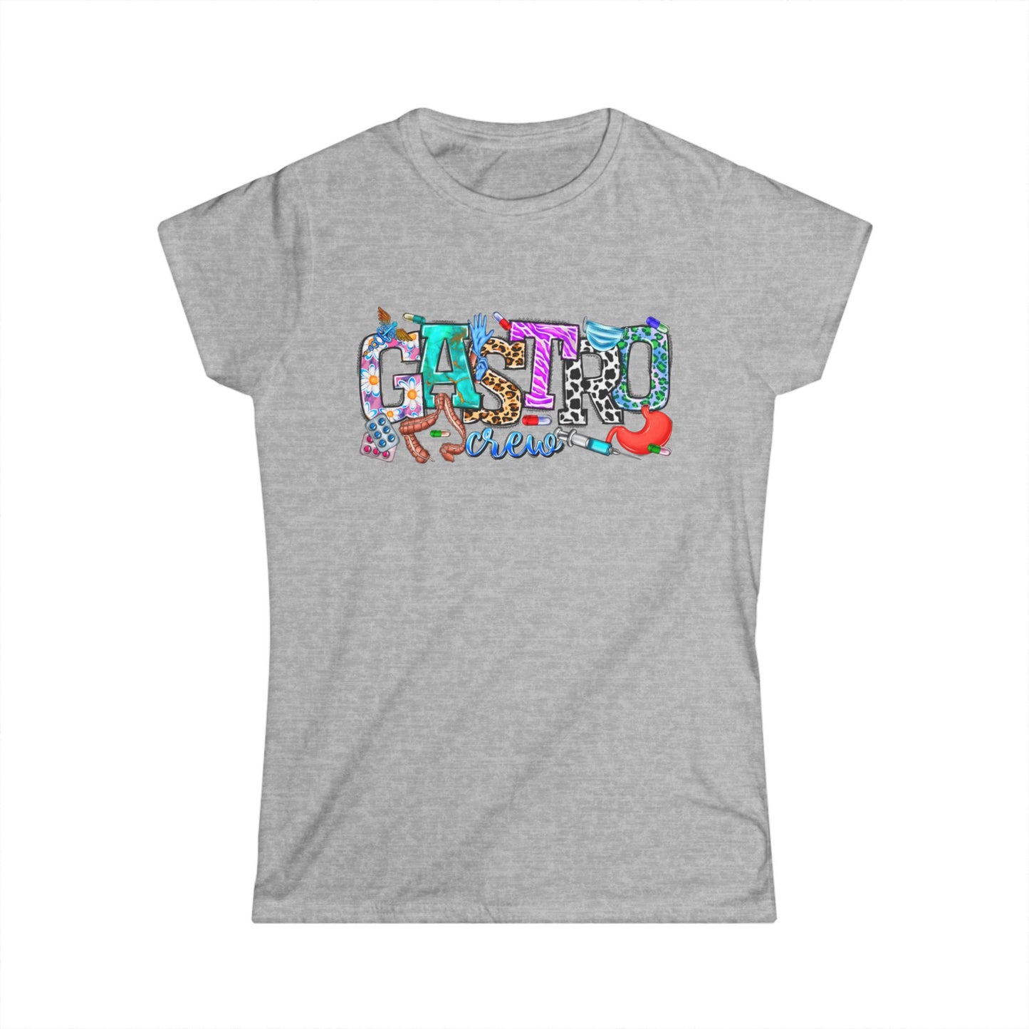 Gastro Women's Softstyle Tee - Graphic Shirt, Casual Outfit, Workplace Fashion, Gift for Friends, Festival Wear