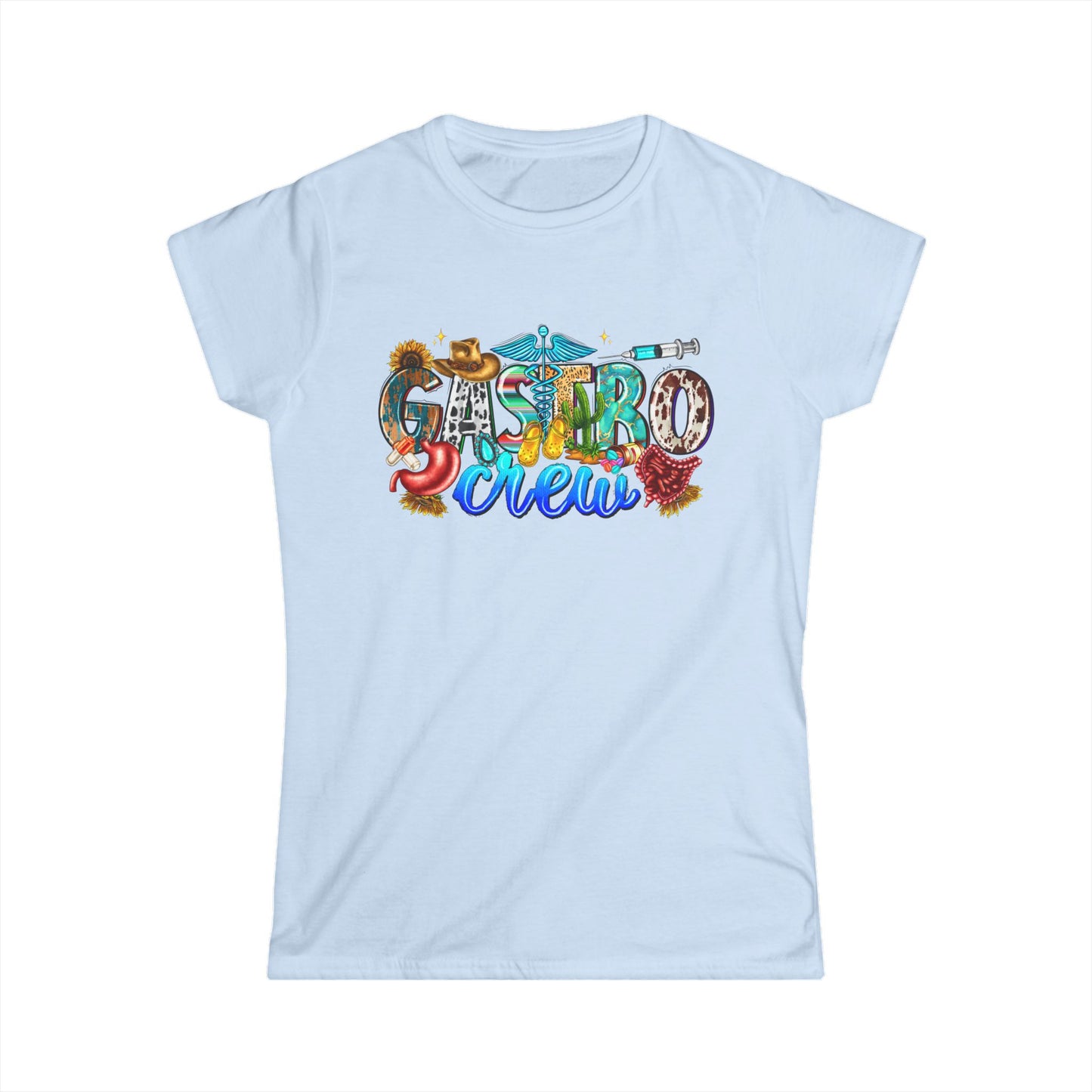 Gastro Women's Softstyle Tee - Graphic Shirt, Casual Outfit, Workplace Fashion, Gift for Friends, Festival Wear