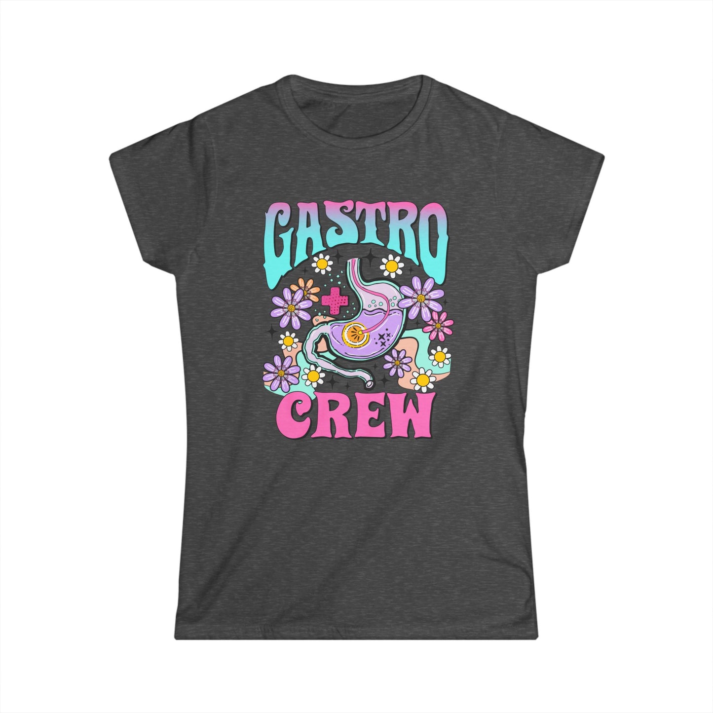 Gastro Crew Women’s Softstyle Tee - 'Castro Crew' Graphic Shirt, Casual Outfit, Summer Fashion, Gift for Friends, Festival Wear