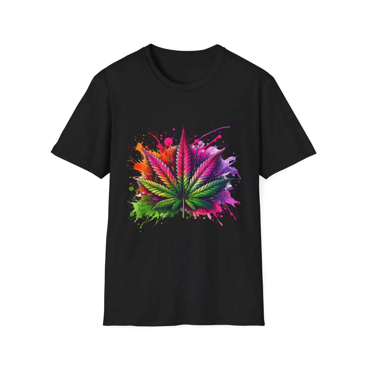 Colorfull Weed Marijuana Herb 420 T-Shirt Design