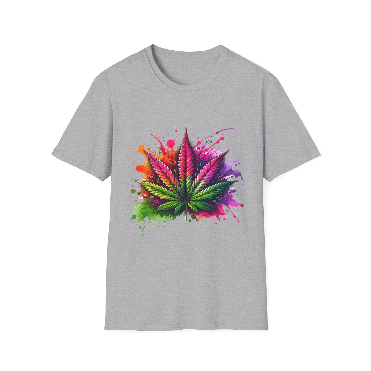 Colorfull Weed Marijuana Herb 420 T-Shirt Design