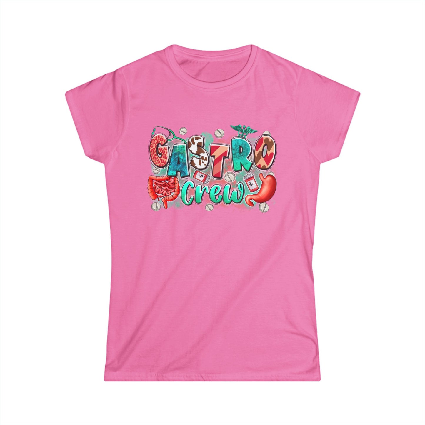 Gastro Women's Softstyle Tee - Graphic Shirt, Casual Outfit, Workplace Fashion, Gift for Friends, Festival Wear