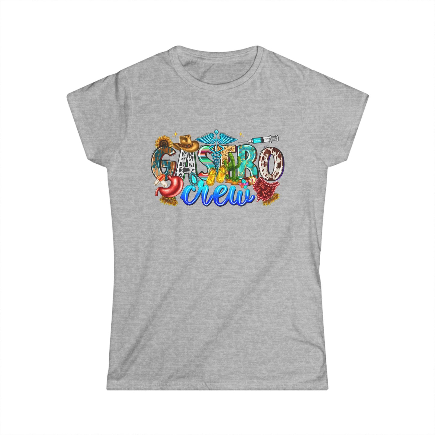 Gastro Women's Softstyle Tee - Graphic Shirt, Casual Outfit, Workplace Fashion, Gift for Friends, Festival Wear