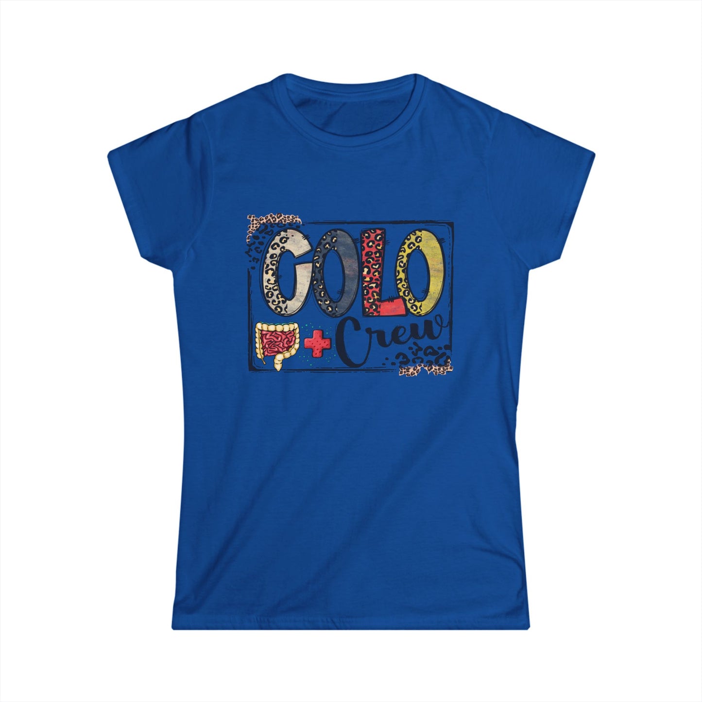 Colo Crew Leopard Print Women's Softstyle Tee - Fun, Casual, Crew Gatherings, Birthday Gifts, Everyday Wear, Summer Outfits