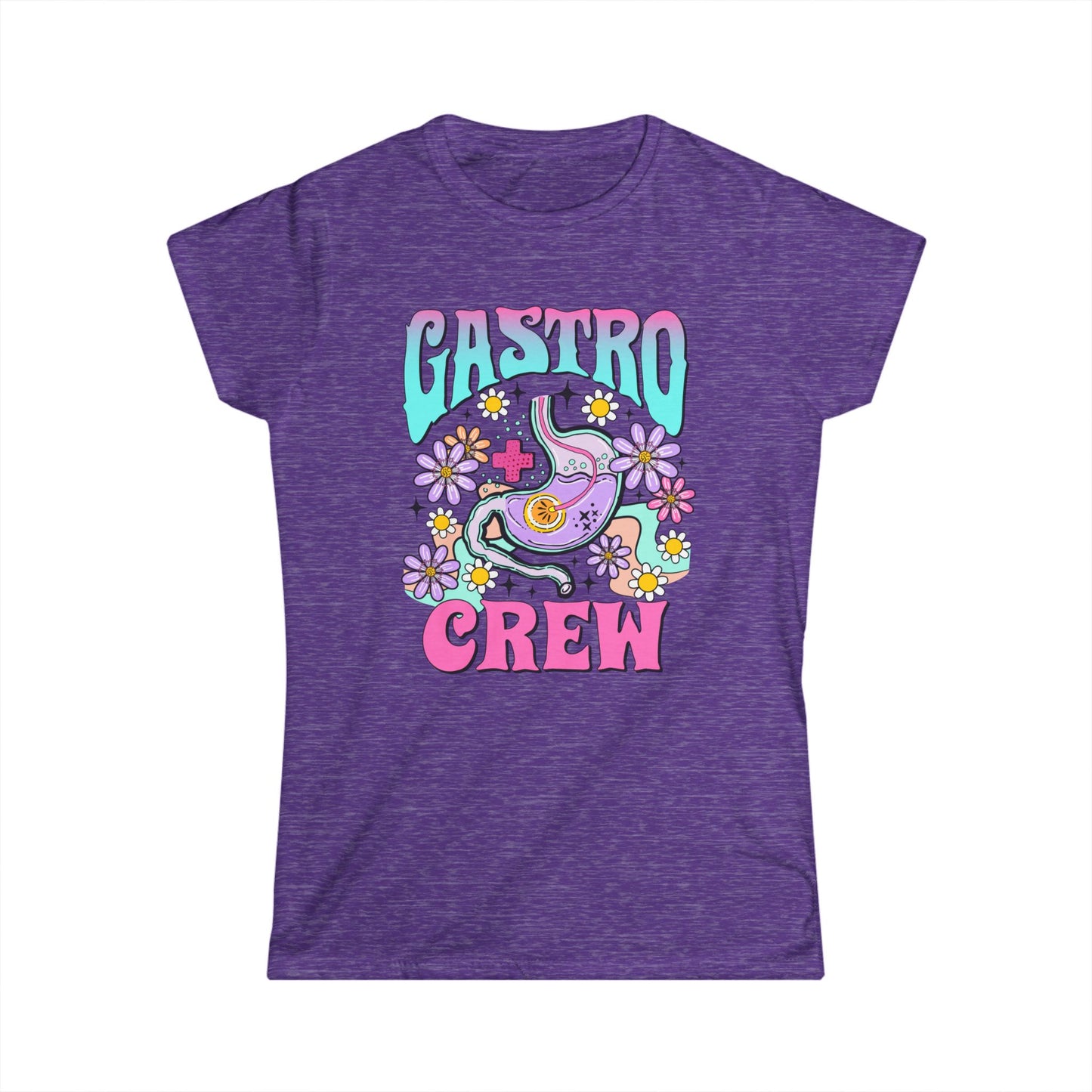 Gastro Crew Women’s Softstyle Tee - 'Castro Crew' Graphic Shirt, Casual Outfit, Summer Fashion, Gift for Friends, Festival Wear