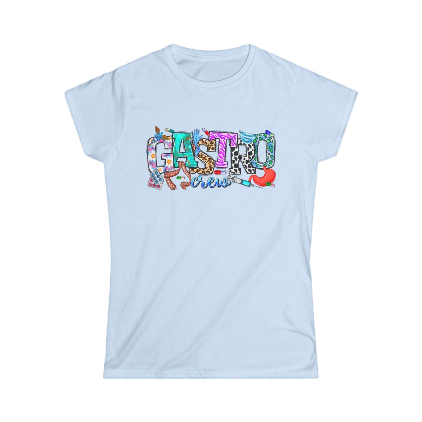 Gastro Women's Softstyle Tee - Graphic Shirt, Casual Outfit, Workplace Fashion, Gift for Friends, Festival Wear