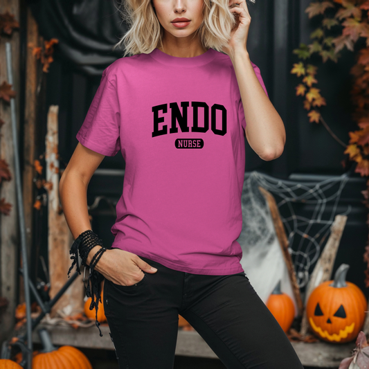 Endo Nurse Graphic Tee, ENDO Nurse Shirt, Gift for Healthcare Workers, Funny Nursing Tee, Casual Medical Apparel, Nursing School Graduation