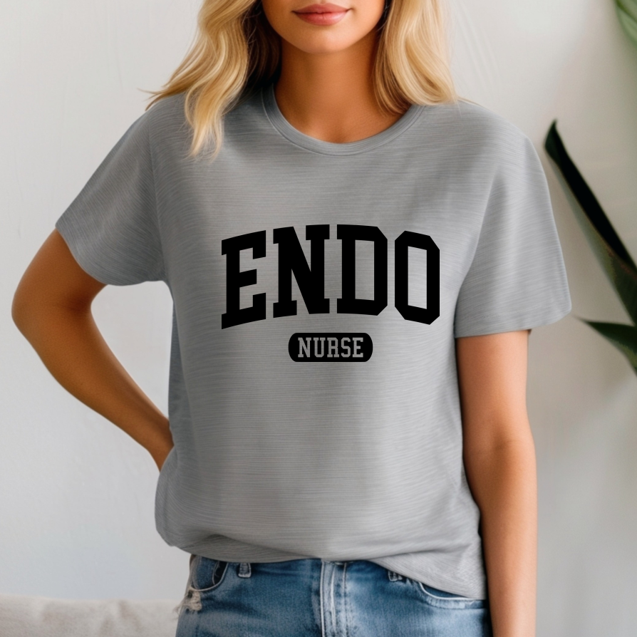 Endo Nurse Black Design T-Shirt