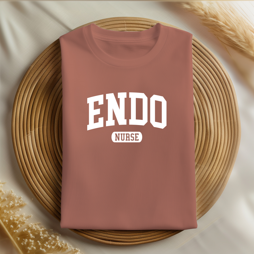 Endo Nurse White Design T-Shirt