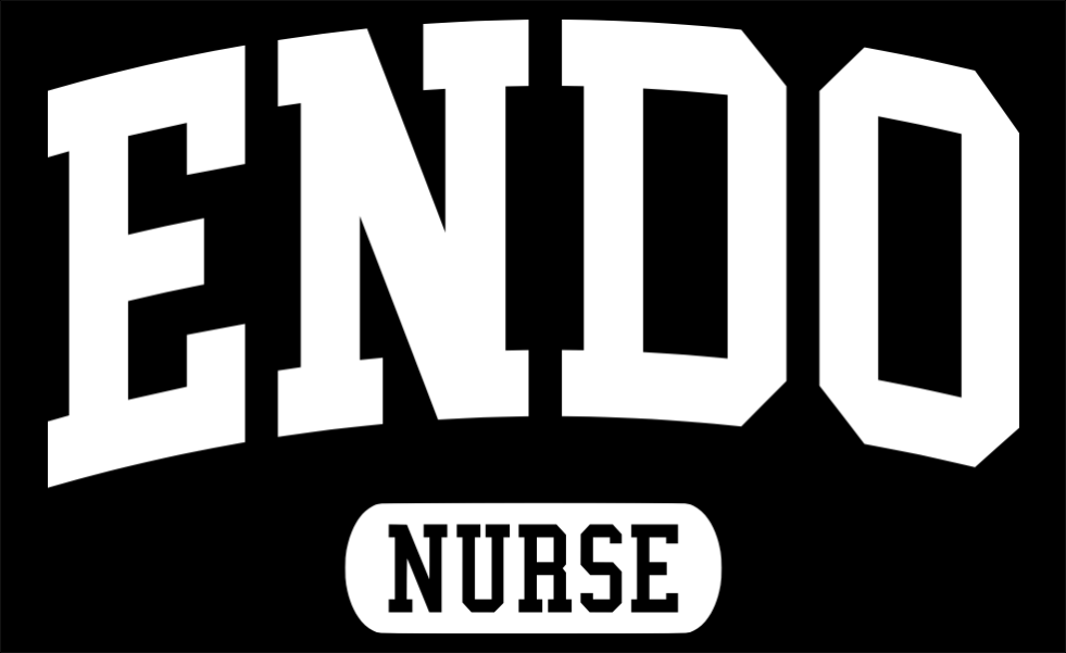 Endo Nurse White Design T-Shirt