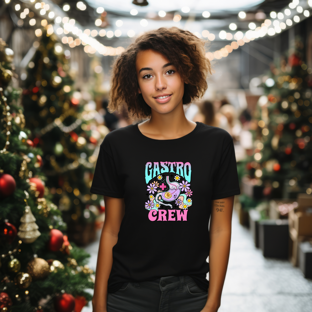Gastro Crew Women’s Softstyle Tee - 'Castro Crew' Graphic Shirt, Casual Outfit, Summer Fashion, Gift for Friends, Festival Wear