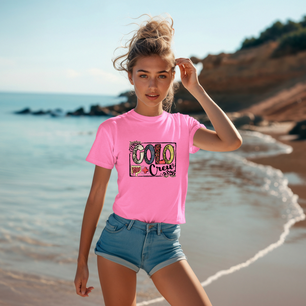 Colo Crew Leopard Print Women's Softstyle Tee - Fun, Casual, Crew Gatherings, Birthday Gifts, Everyday Wear, Summer Outfits